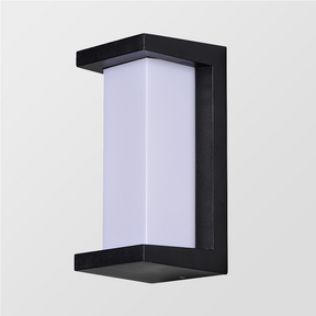 Black and White Acrylic Outdoor Wall Lantern for Porch