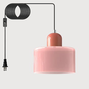 Bauhaus Minimalist Plug-in Glass Pendant Light for Kitchen Island