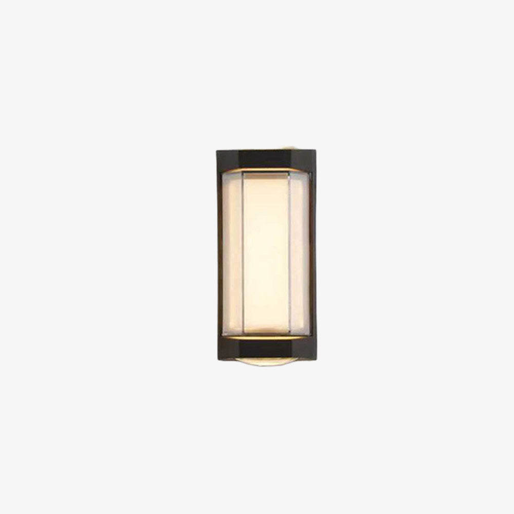Modern Cylinder Aluminum Waterproof Outdoor Wall Light