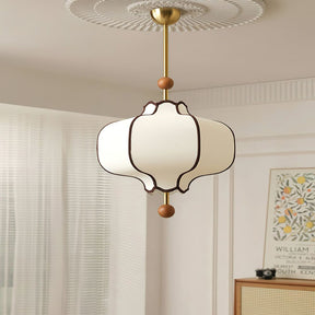 Lantern-shaped Fabric Pendant Lights for Living Room