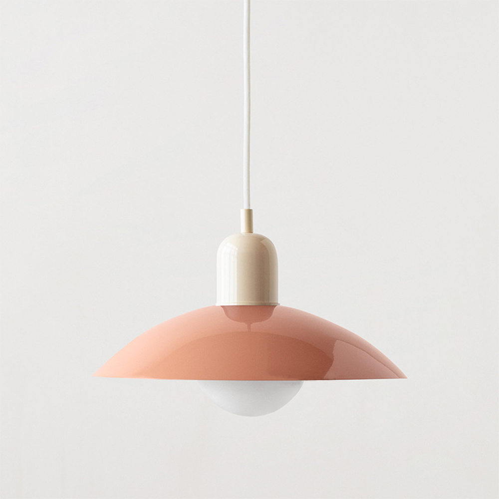 Nordic Metal Dining Room Colorful Plug-in Pendant Light