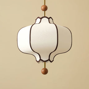 Lantern-shaped Fabric Pendant Lights for Living Room