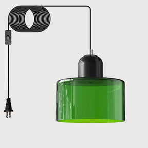 Bauhaus Minimalist Plug-in Glass Pendant Light for Kitchen Island