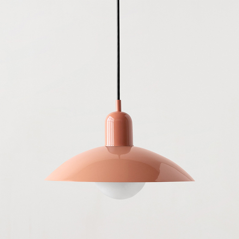 Nordic Metal Dining Room Colorful Plug-in Pendant Light