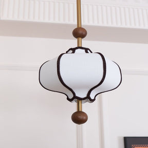 Lantern-shaped Fabric Pendant Lights for Living Room
