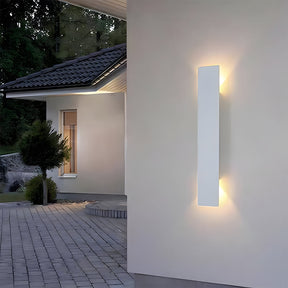 Modern Minimalist Aluminum Outdoor Black Wall Sconce