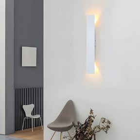 Modern Minimalist Aluminum Outdoor Black Wall Sconce