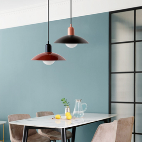 Nordic Metal Dining Room Colorful Plug-in Pendant Light