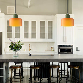 Modern Bauhaus Fresh Glass Pendant Light For Kitchen Island