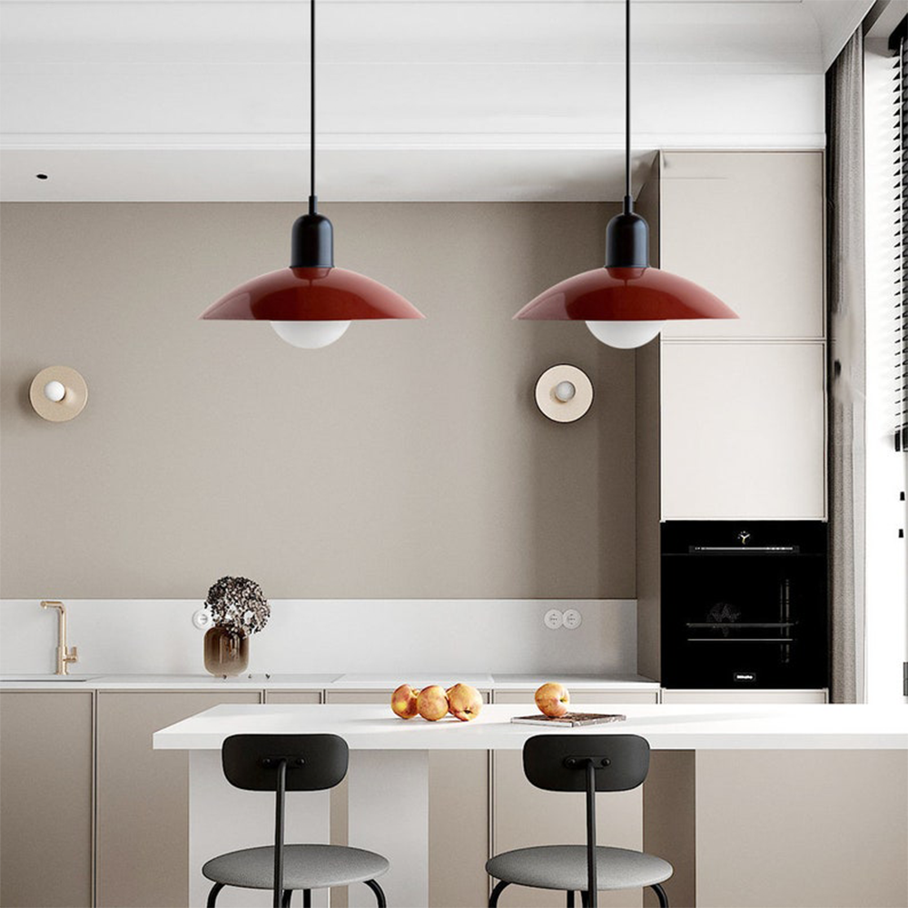 Nordic Metal Dining Room Colorful Plug-in Pendant Light