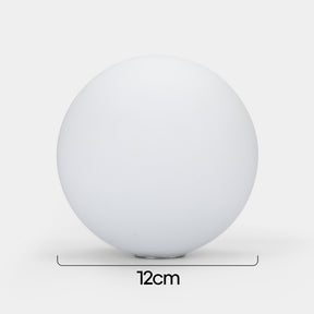 Modern White Pendant Light Replacement Round Glass Globe