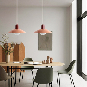 Nordic Metal Dining Room Colorful Plug-in Pendant Light