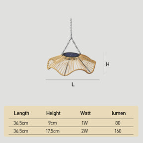 Rustic Dome Woven Rattan Solar Hanging Light for Outdoor Yard
