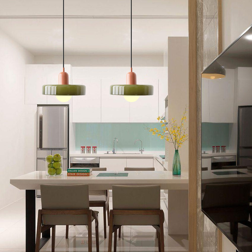 Modern glass pendant deals lights