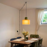 Bauhaus Minimalist Plug-in Glass Pendant Light for Kitchen Island