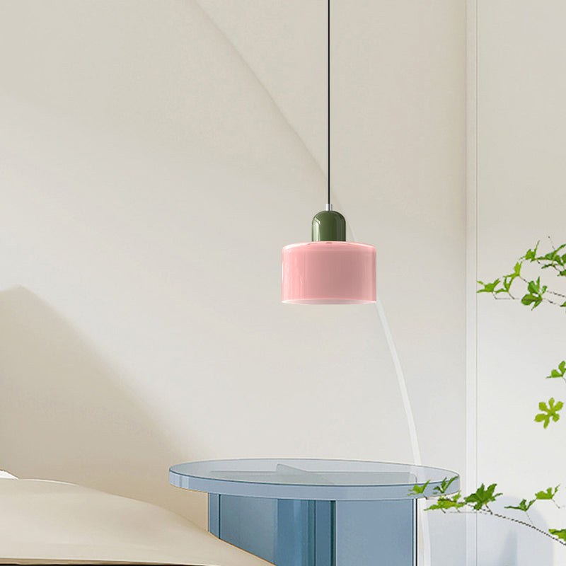 Modern Bauhaus Fresh Glass Pendant Light For Kitchen Island