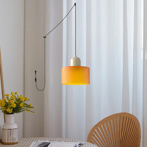 Bauhaus Minimalist Plug-in Glass Pendant Light for Kitchen Island