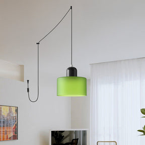 Bauhaus Minimalist Plug-in Glass Pendant Light for Kitchen Island