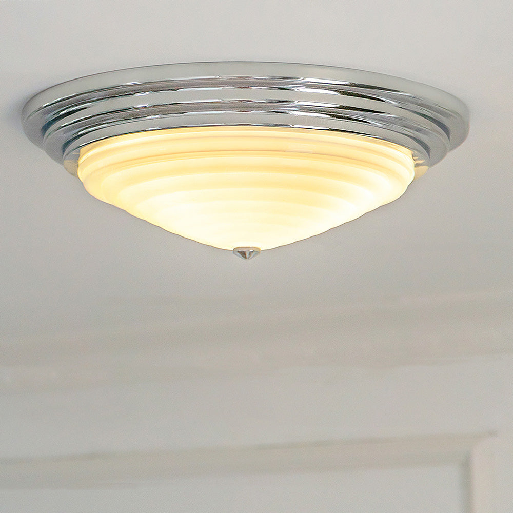 Nordic Chrome Simple LED Ceiling Lamp
