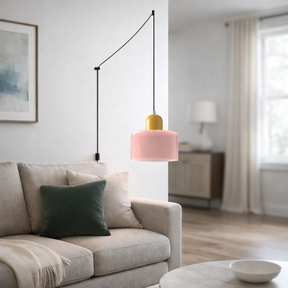 Bauhaus Minimalist Plug-in Glass Pendant Light for Kitchen Island