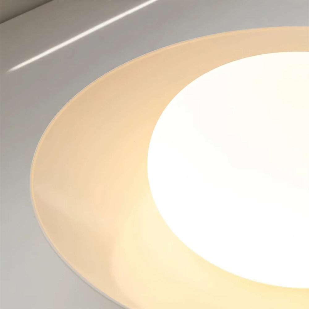 Cream Round White Ceiling Light