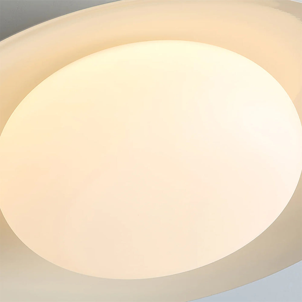 Cream Round White Ceiling Light