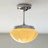 Retro Simple Milky White Hallway Ceiling Light