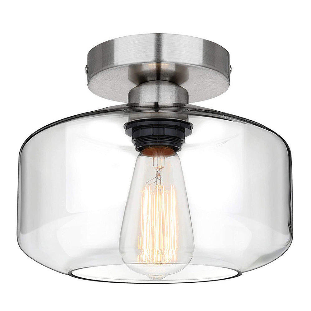 Modern Clear Glass Ceiling Light -Lampsmodern