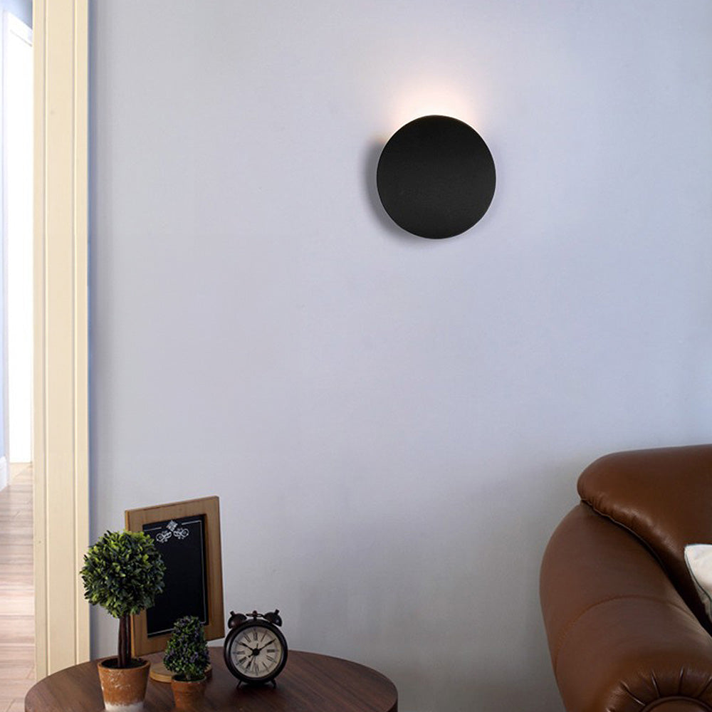 Creative Aluminum Disc LED Wall Lamp