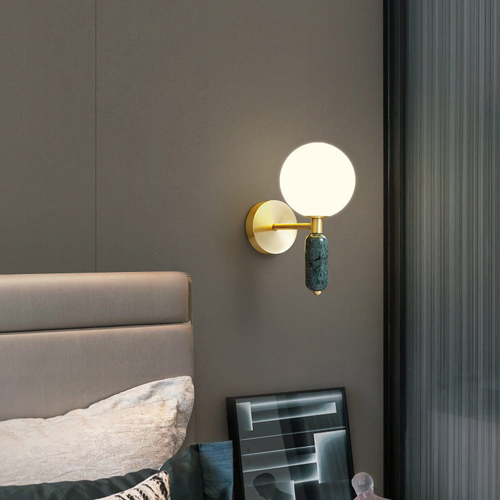 Contemporary Marble Bedside Wall Light