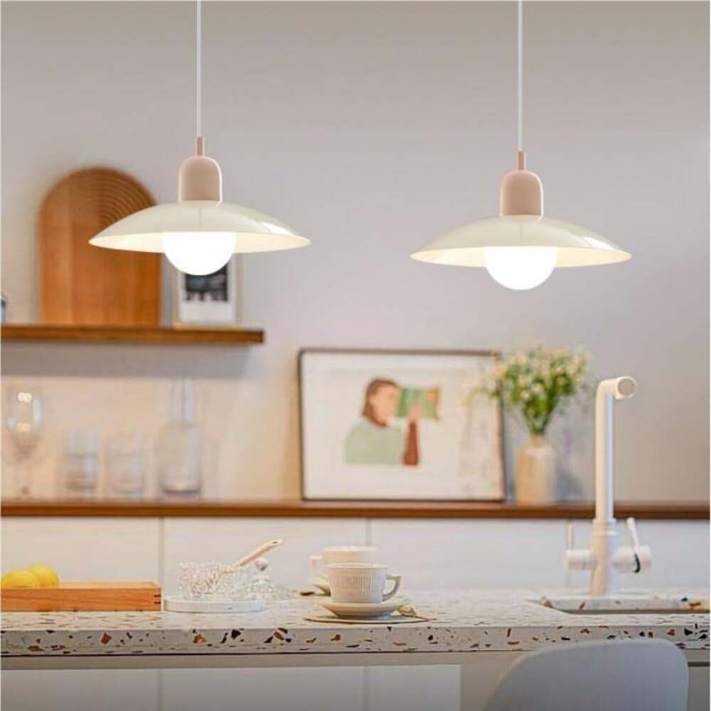 Nordic Metal Dining Room Colorful Plug-in Pendant Light