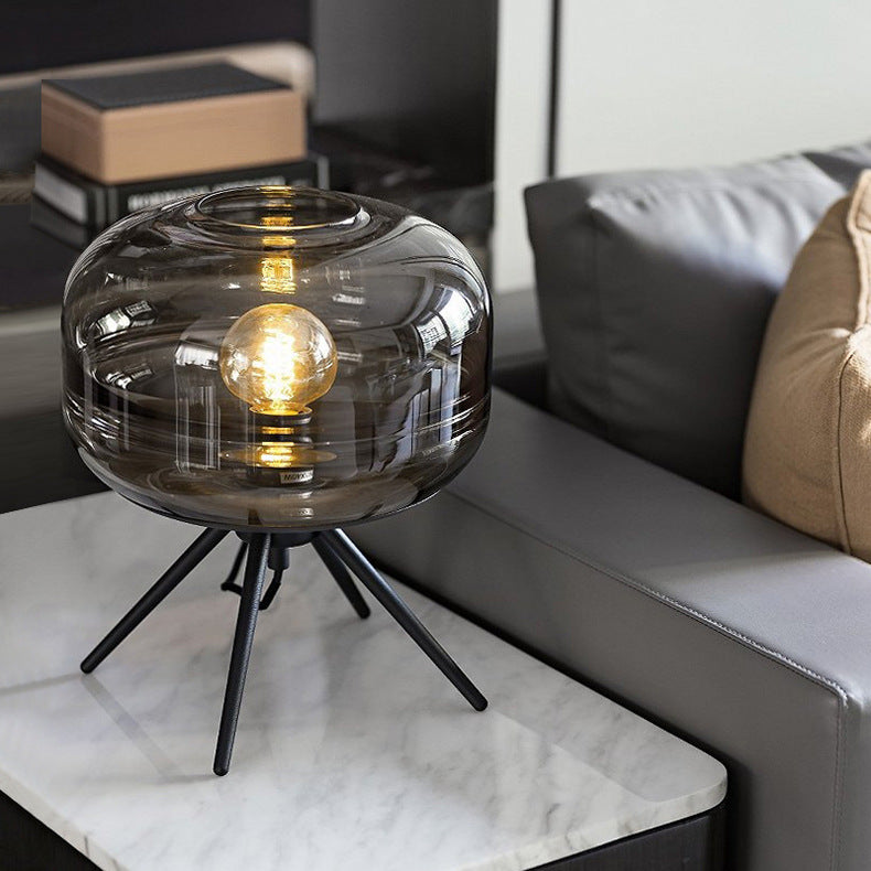 Modern Designer Glass Shade Table Lamp