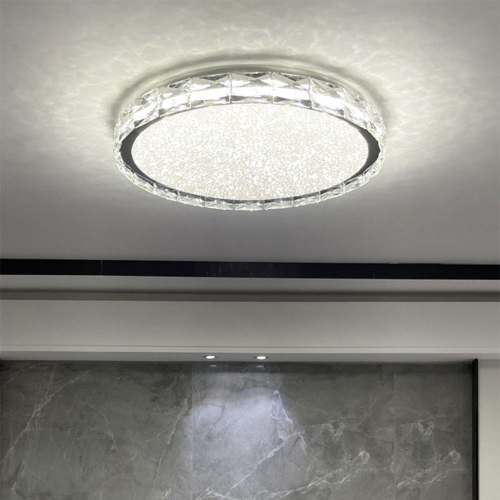 Luxury LED Dimmable Crystal Ceiling Lamp