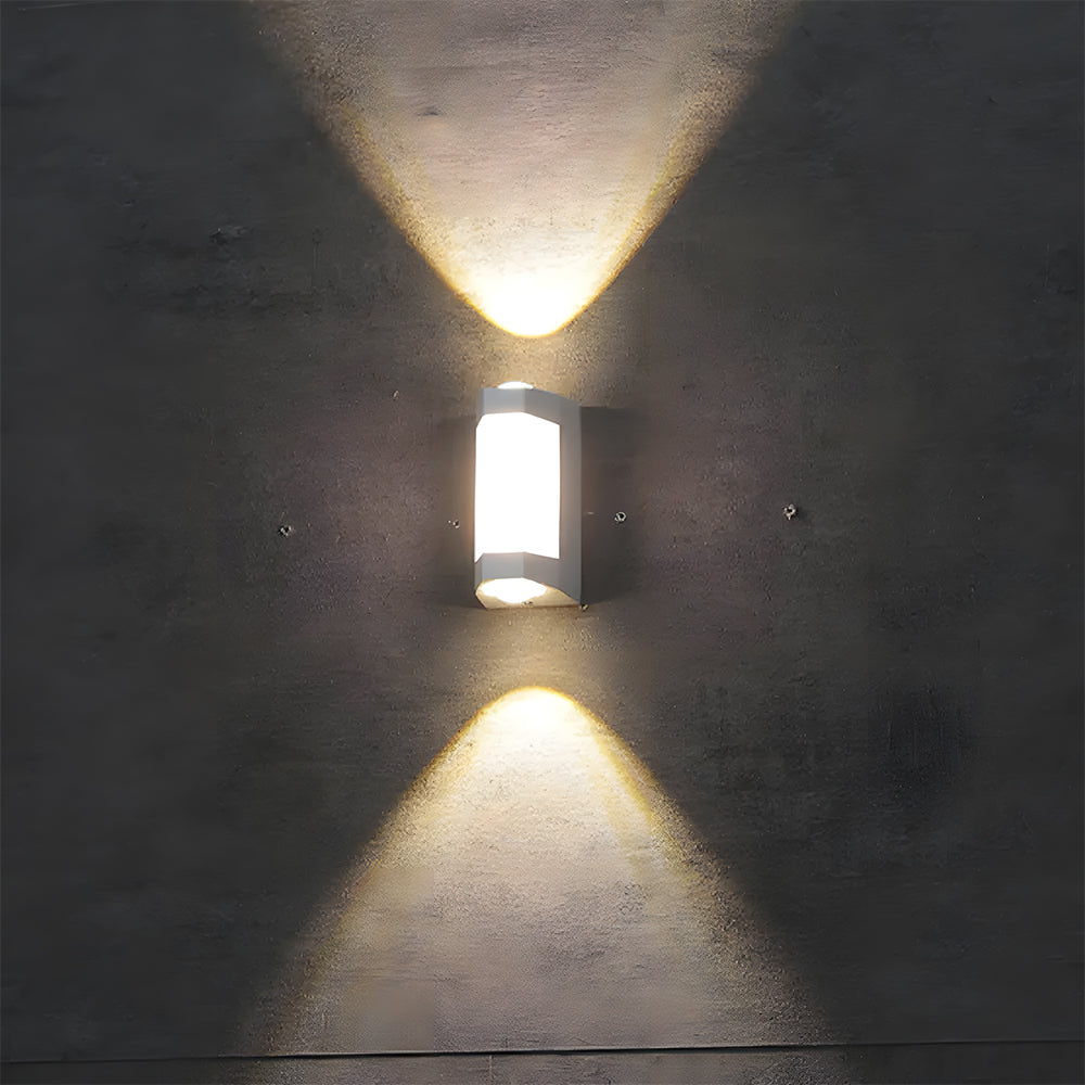 Modern Cylinder Aluminum Waterproof Outdoor Wall Light