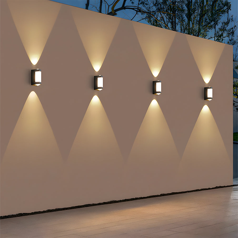 Modern Cylinder Aluminum Waterproof Outdoor Wall Light