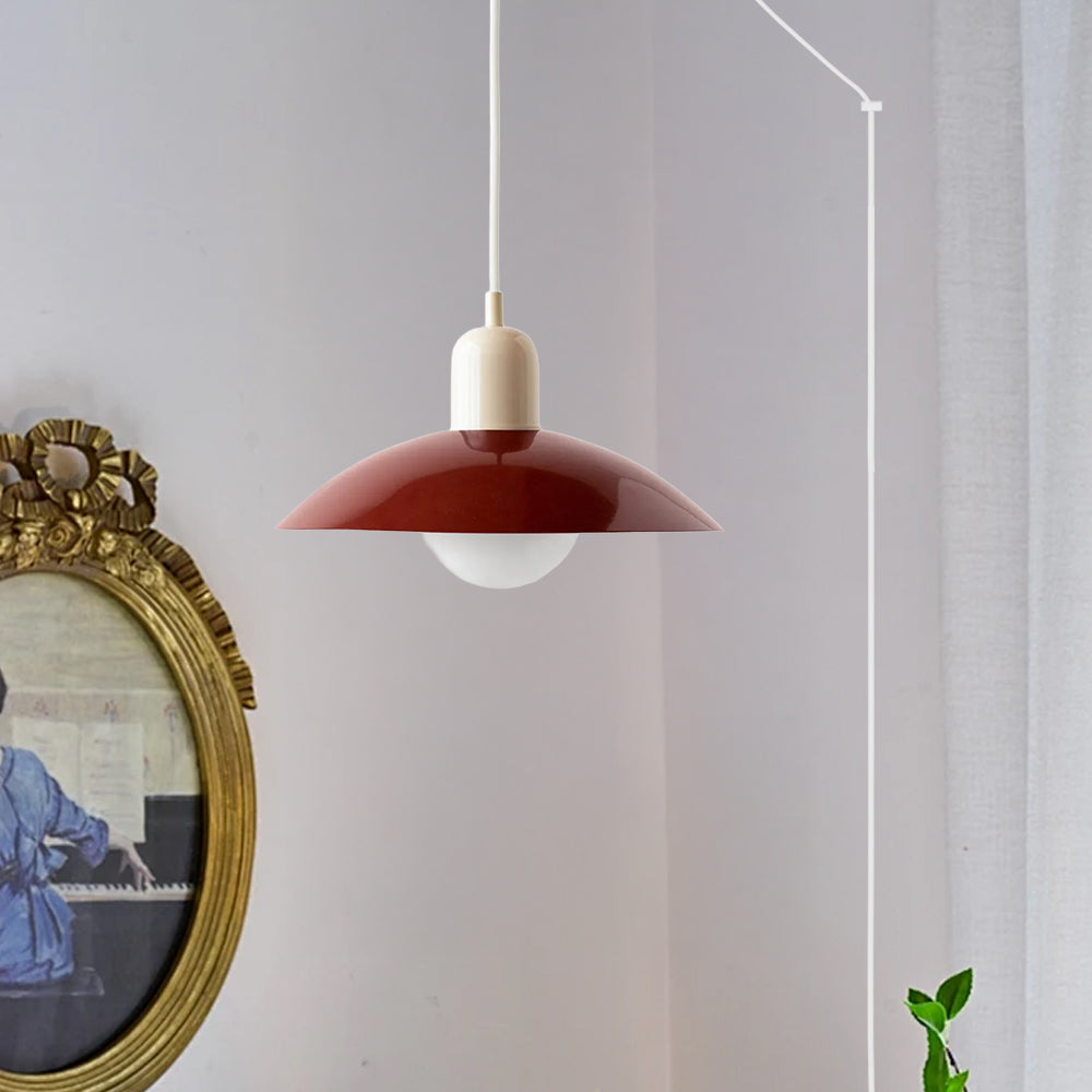 Nordic Metal Dining Room Colorful Plug-in Pendant Light