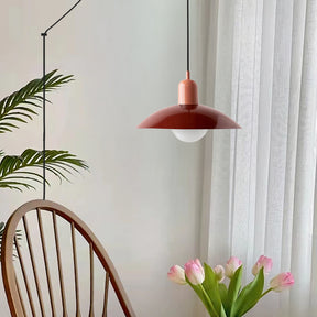 Nordic Metal Dining Room Colorful Plug-in Pendant Light
