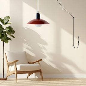 Nordic Metal Dining Room Colorful Plug-in Pendant Light