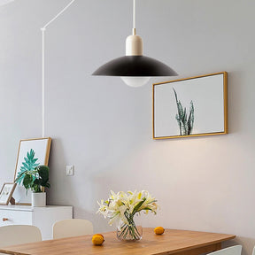 Nordic Metal Dining Room Colorful Plug-in Pendant Light