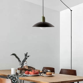 Nordic Metal Dining Room Colorful Plug-in Pendant Light