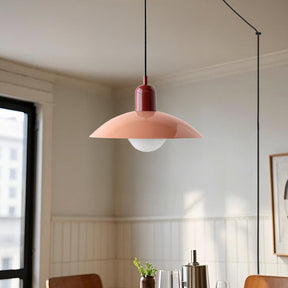 Nordic Metal Dining Room Colorful Plug-in Pendant Light