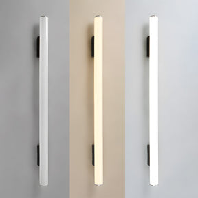 Modern Long Strip Black Acrylic Outdoor Wall Light for Patio
