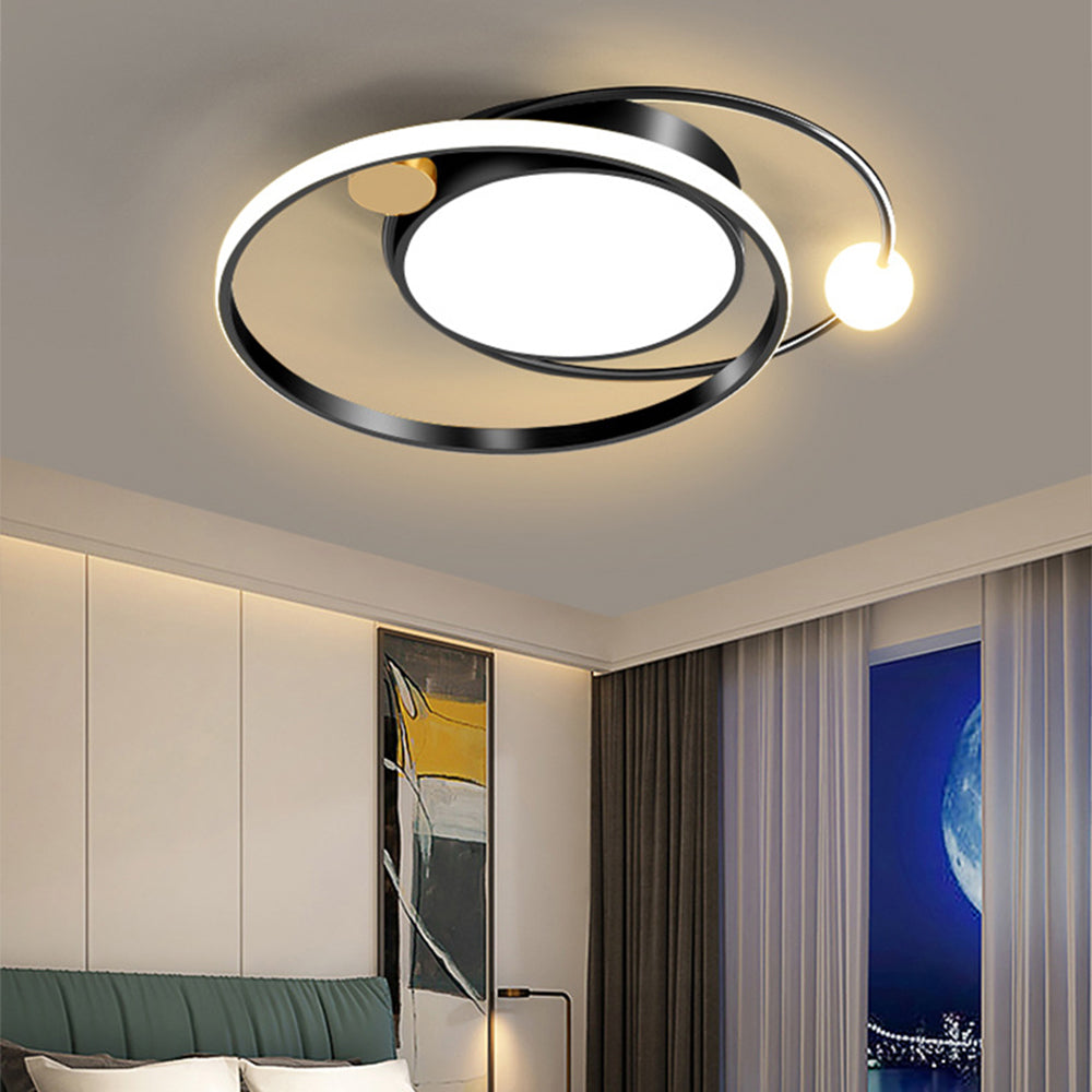 Modern Artistic Metal Round LED Ceiling Light