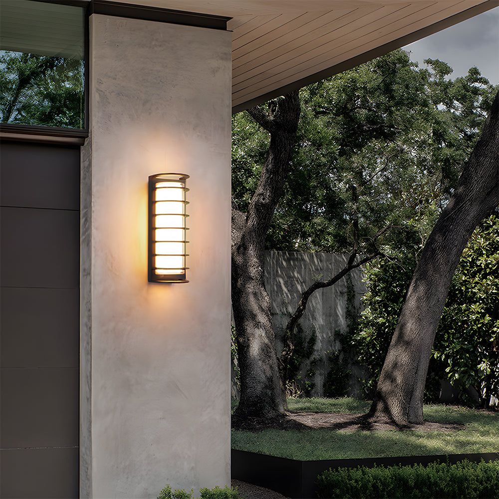 Modern Cylinder Waterproof Outdoor Wall Sconce for Porch