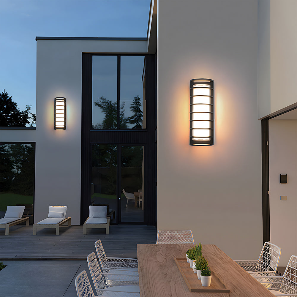 Modern Cylinder Waterproof Outdoor Wall Sconce for Porch