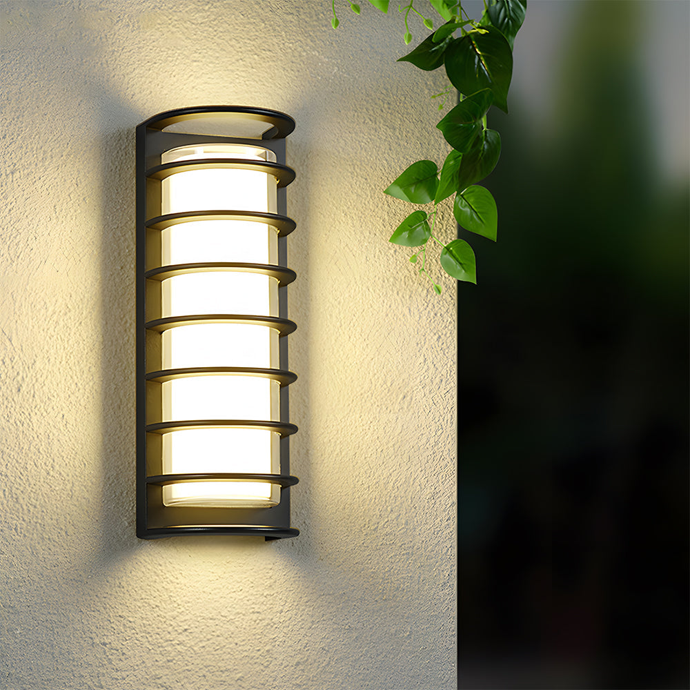 Modern Cylinder Waterproof Outdoor Wall Sconce for Porch