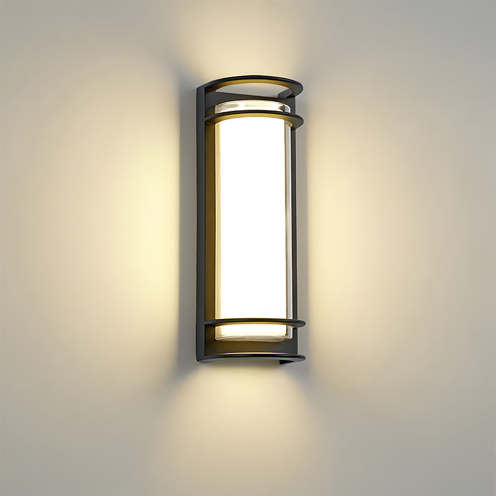 Modern Cylinder Waterproof Outdoor Wall Sconce for Porch