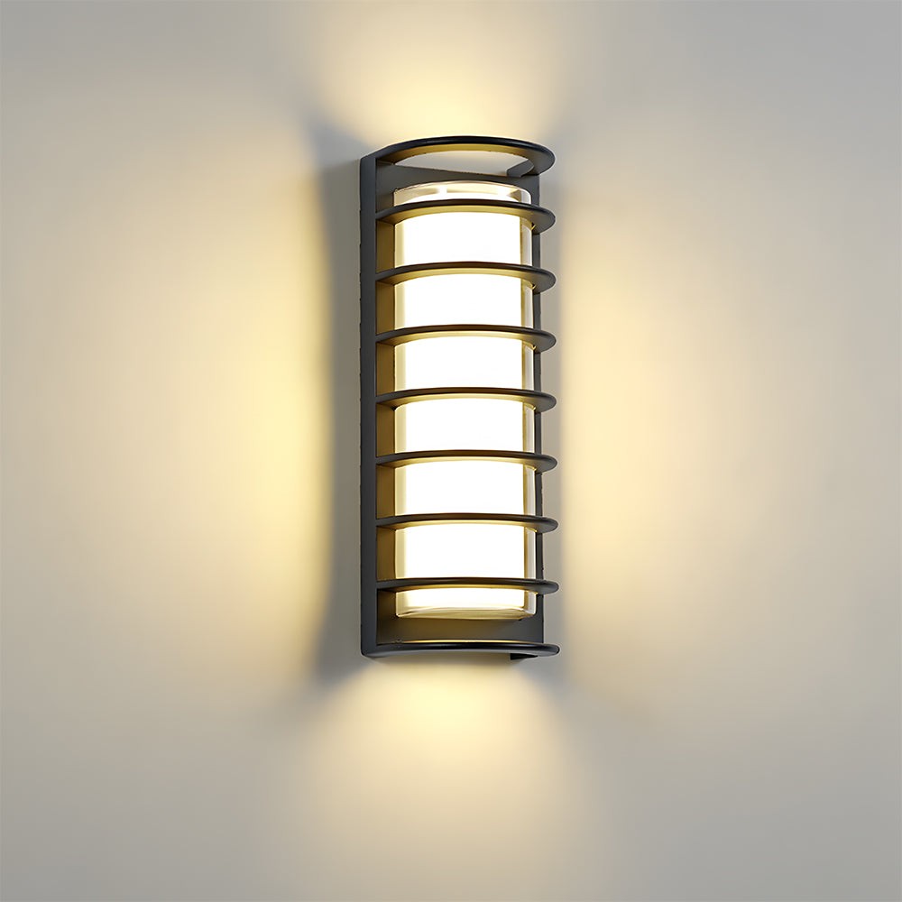 Modern Cylinder Waterproof Outdoor Wall Sconce for Porch