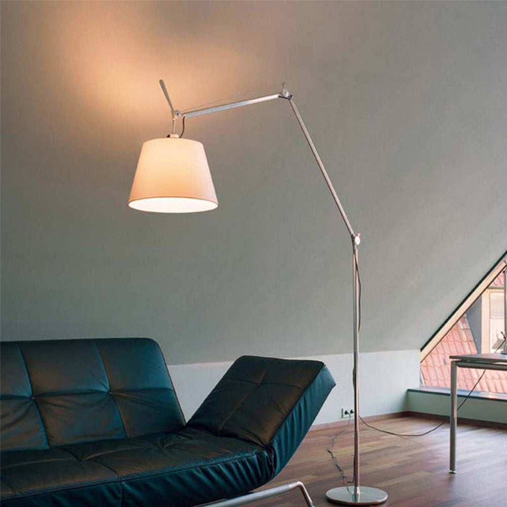 Modern Swivel Swing Arm Floor Lamp
