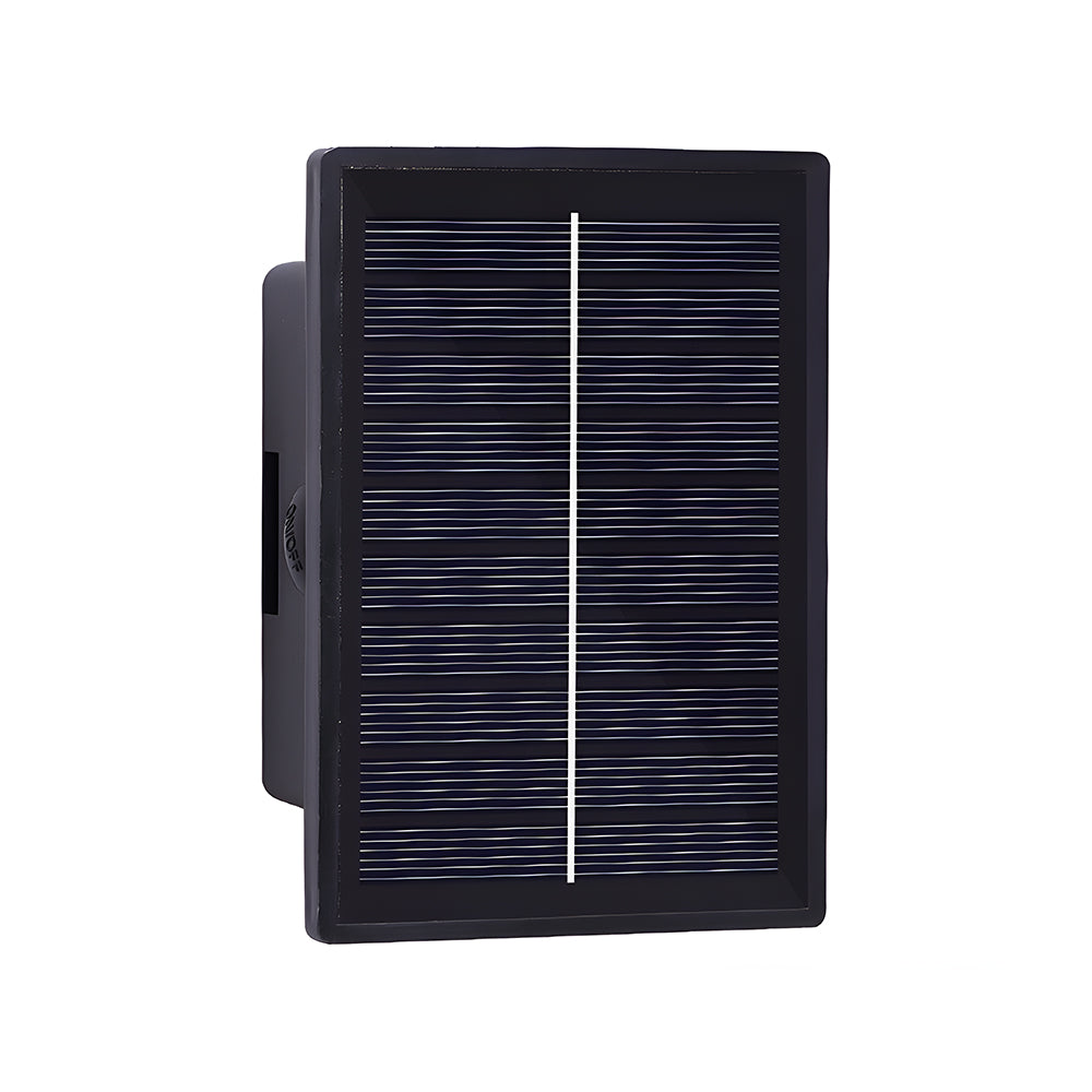 Modern Acrylic Outdoor Black Solar Wall Light